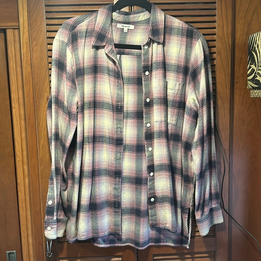 Madewell flannel shirt